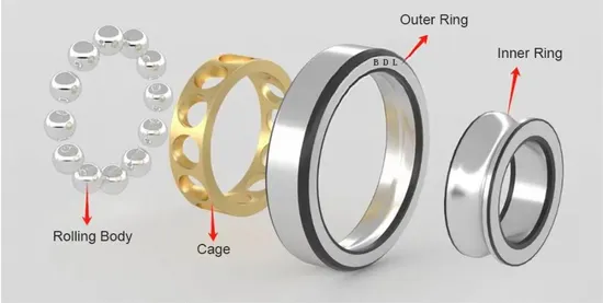7230BCBM Angular Contact Bearing 150x270x45mm Brass Cage