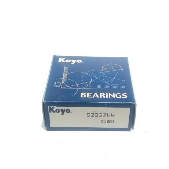 Koyo-Deep-Groove-Ball-Bearings-6203znr-17X40X12mm