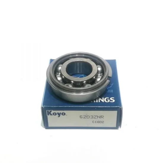 Koyo 6203ZNR Deep Groove Ball Bearing 17x40x12mm – High-Precision Factory Direct