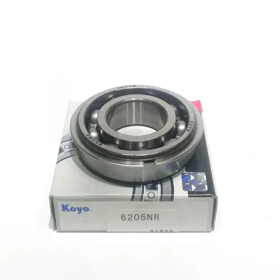 Koyo 6205NR Deep Groove Ball Bearing 25x52x15mm