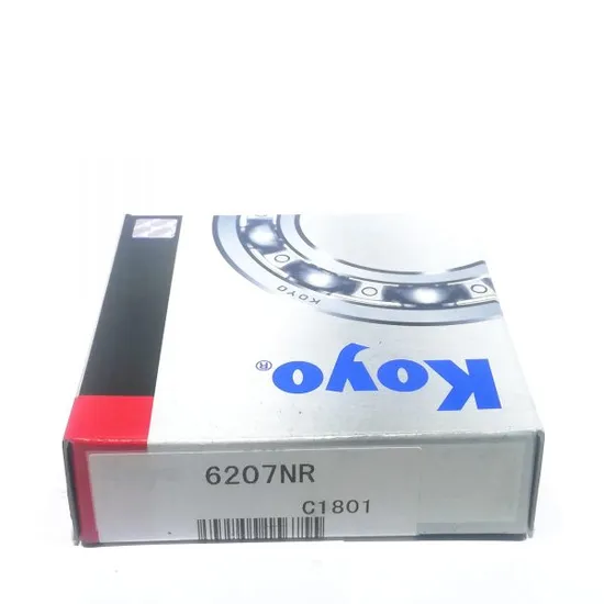 Koyo 6207NR Bearing 35x72x17mm Deep Groove Ball Bearing