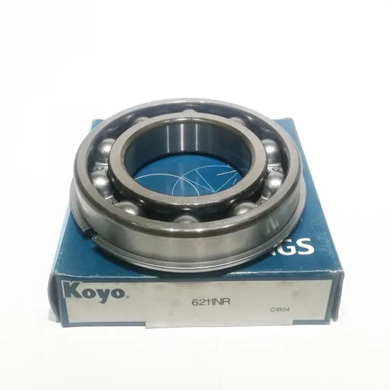 Koyo 6211NR/ZZ Bearing 55x100x21mm – High-Performance Deep Groove Ball Bearing